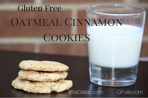 Gluten Free Oatmeal Cinnamon Cookies