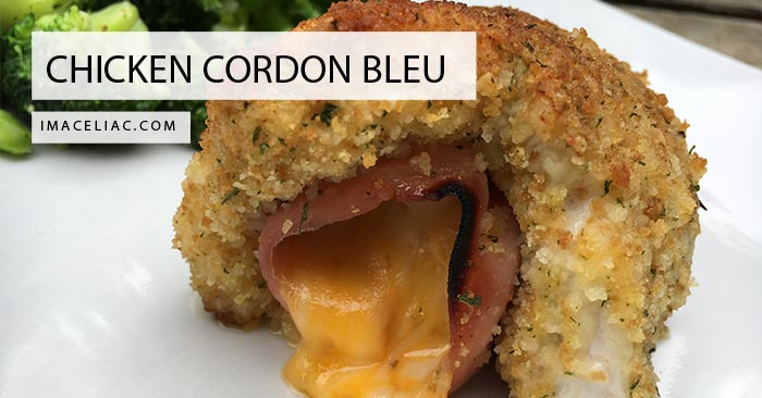 Wow family and friends with this easy Gluten Free recipe for Chicken Cordon Bleu