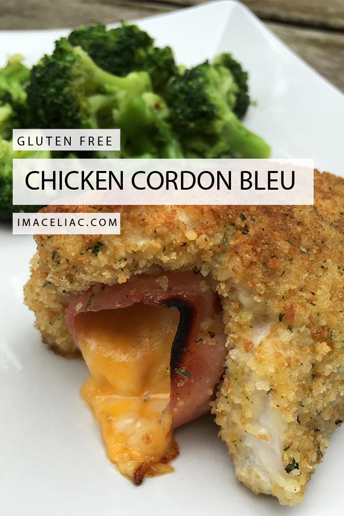 Simple Gluten Free recipe for Chicken Cordon Bleu