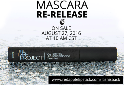 Red Apple Lipstick Mascara Release