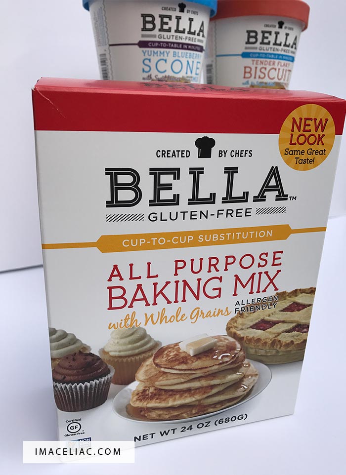 Bella Gluten Free All Purpose Baking Mix is a great cup for cup substitute