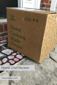 Gluten Free Review of Home Chef